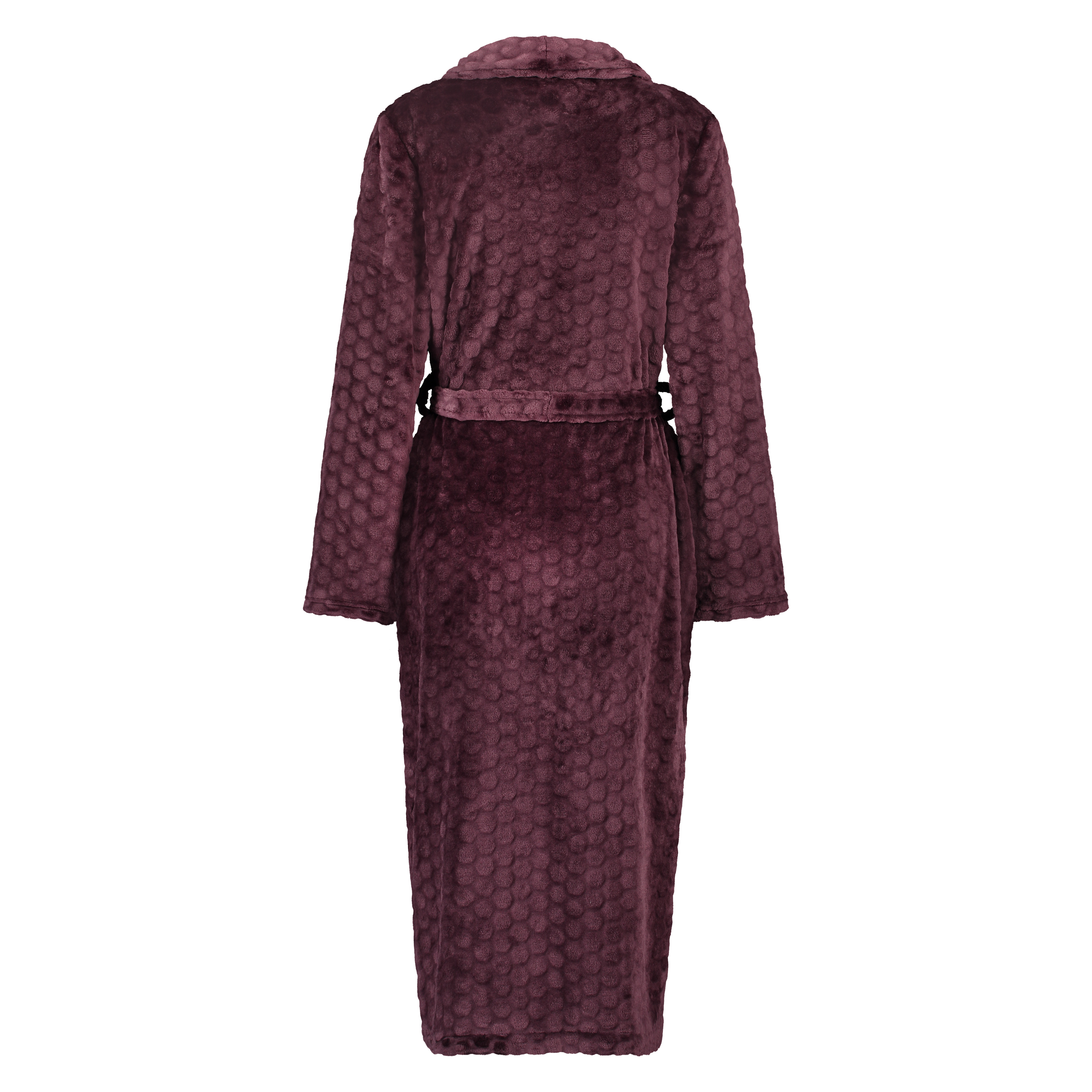 Long peignoir Polaire, Rouge, main