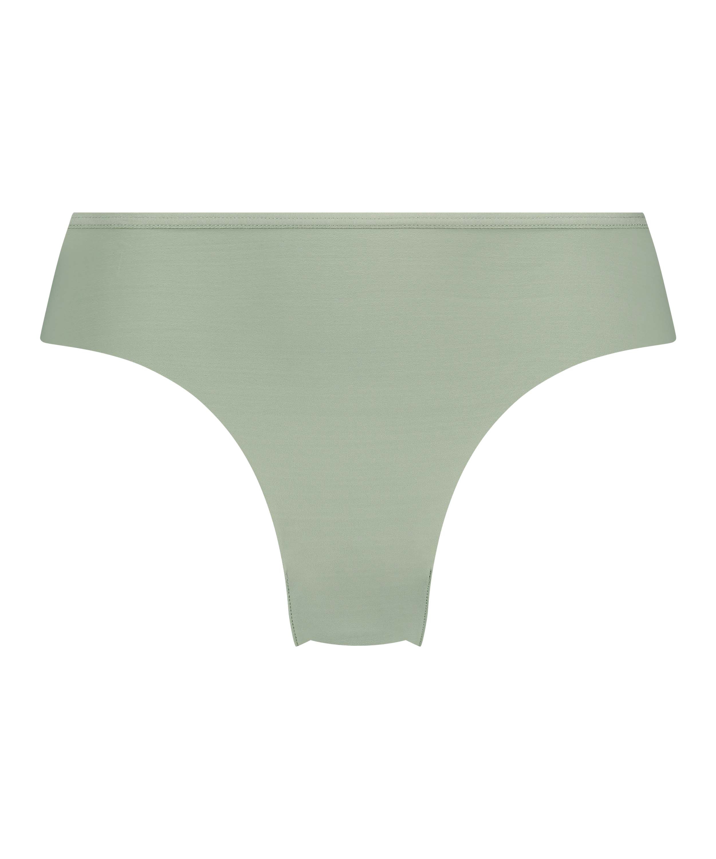 Slip brésilien iInvisible Lace Back, Vert, main