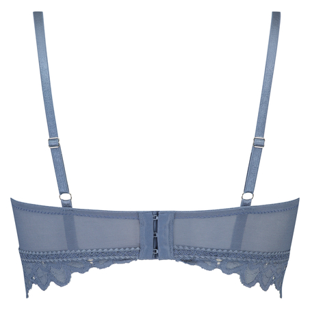 Soutien-gorge à armatures préformé longline Shiloh, Bleu