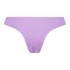 Bas de bikini slip brésilien Crinkle, Violet
