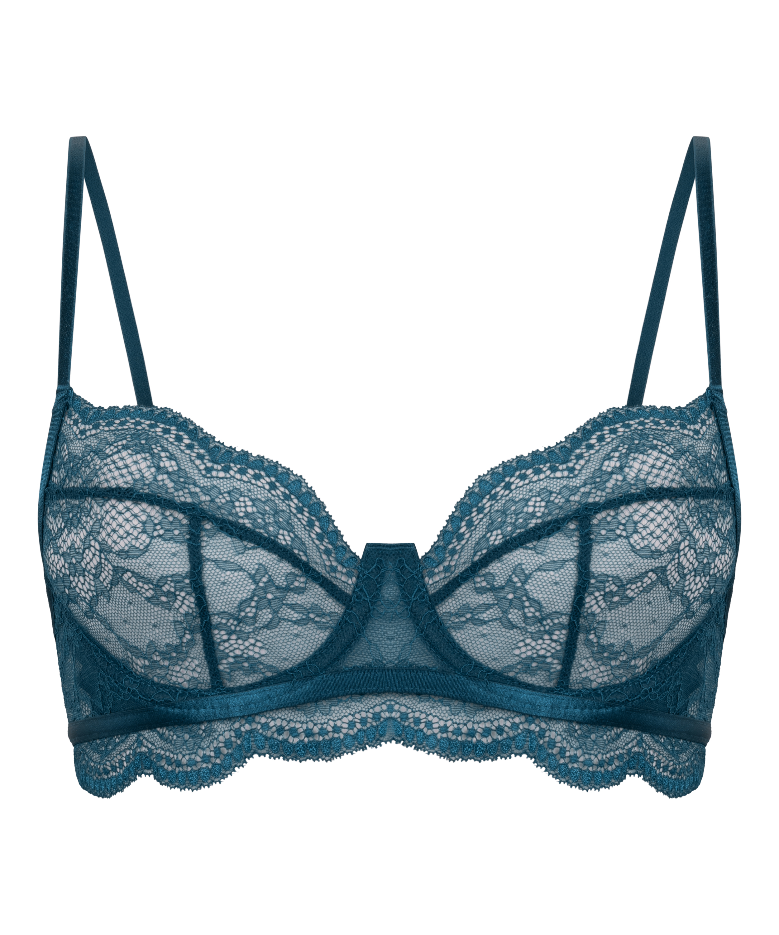 Soutien-gorge non-rembourré à armatures Isabelle, Bleu, main