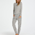 Coffret cadeau Pyjama long Jersey, Gris
