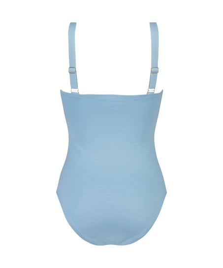Maillot de bain Shaping Scallop, Bleu