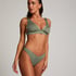 Haut de bikini Triangle Scallop, Vert