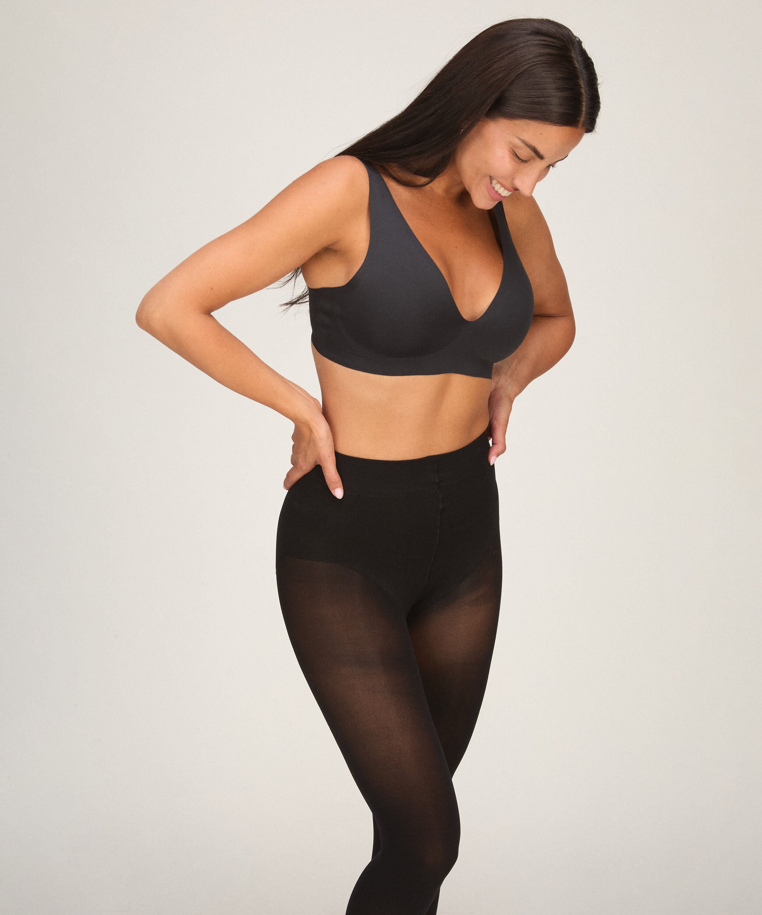 Collants 60 deniers Core Control, Noir