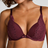 Soutien-gorge push-up &agrave; armatures pr&eacute;form&eacute; Isadora, Rouge