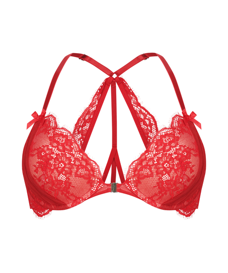Soutien-gorge push-up à armatures préformé Elissa, Rouge