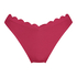Slip de Bikini Échancrés Scallop, Rose