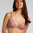 Soutien-gorge à armatures préformé Plunge, Rose