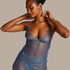Camisole Lace Delphine, Bleu