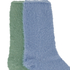 2 paires de chaussettes Cosy, Vert