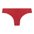 Slip brésilien invisible Fishnet, Rouge