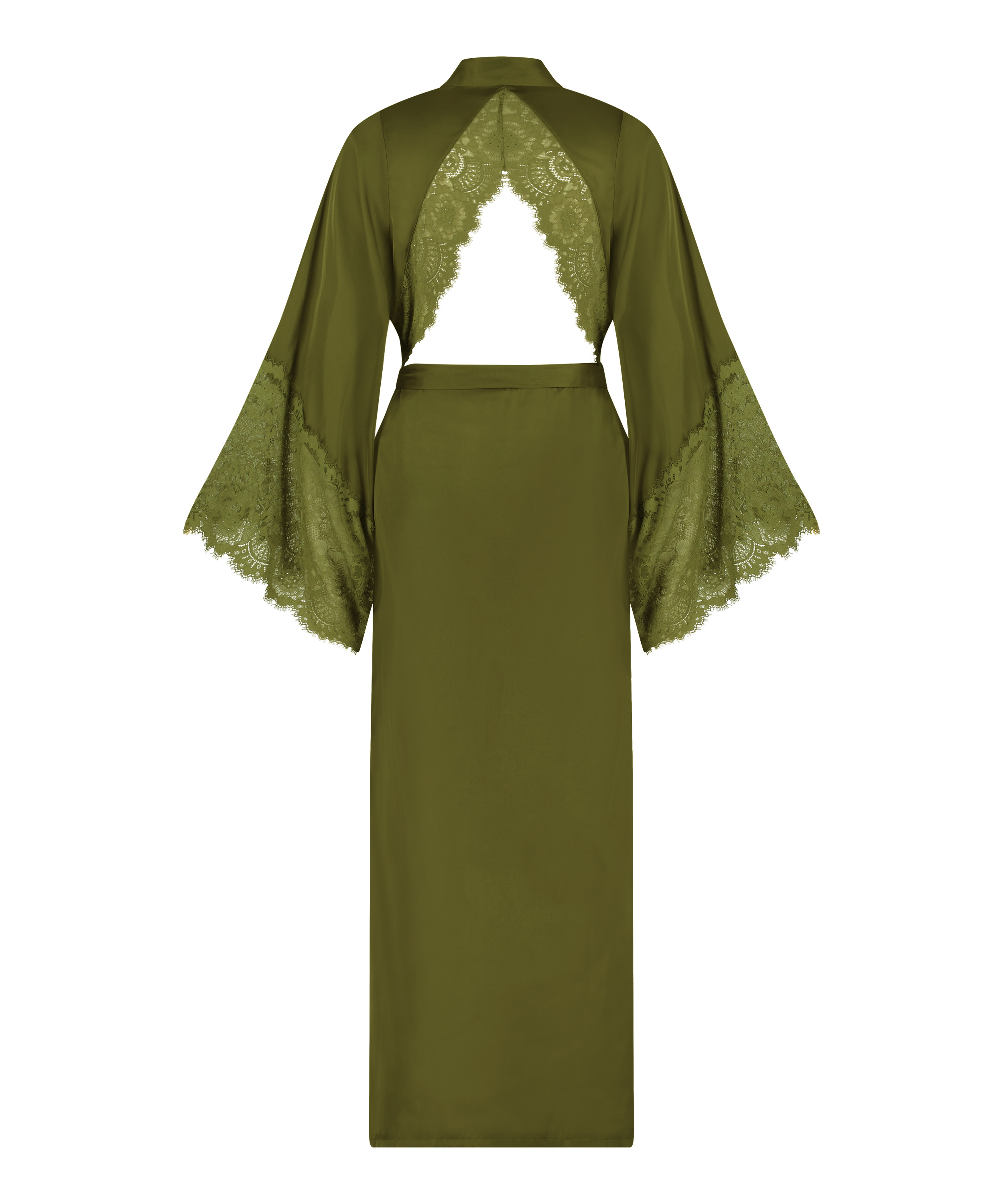 Kimono Satin, Vert, main
