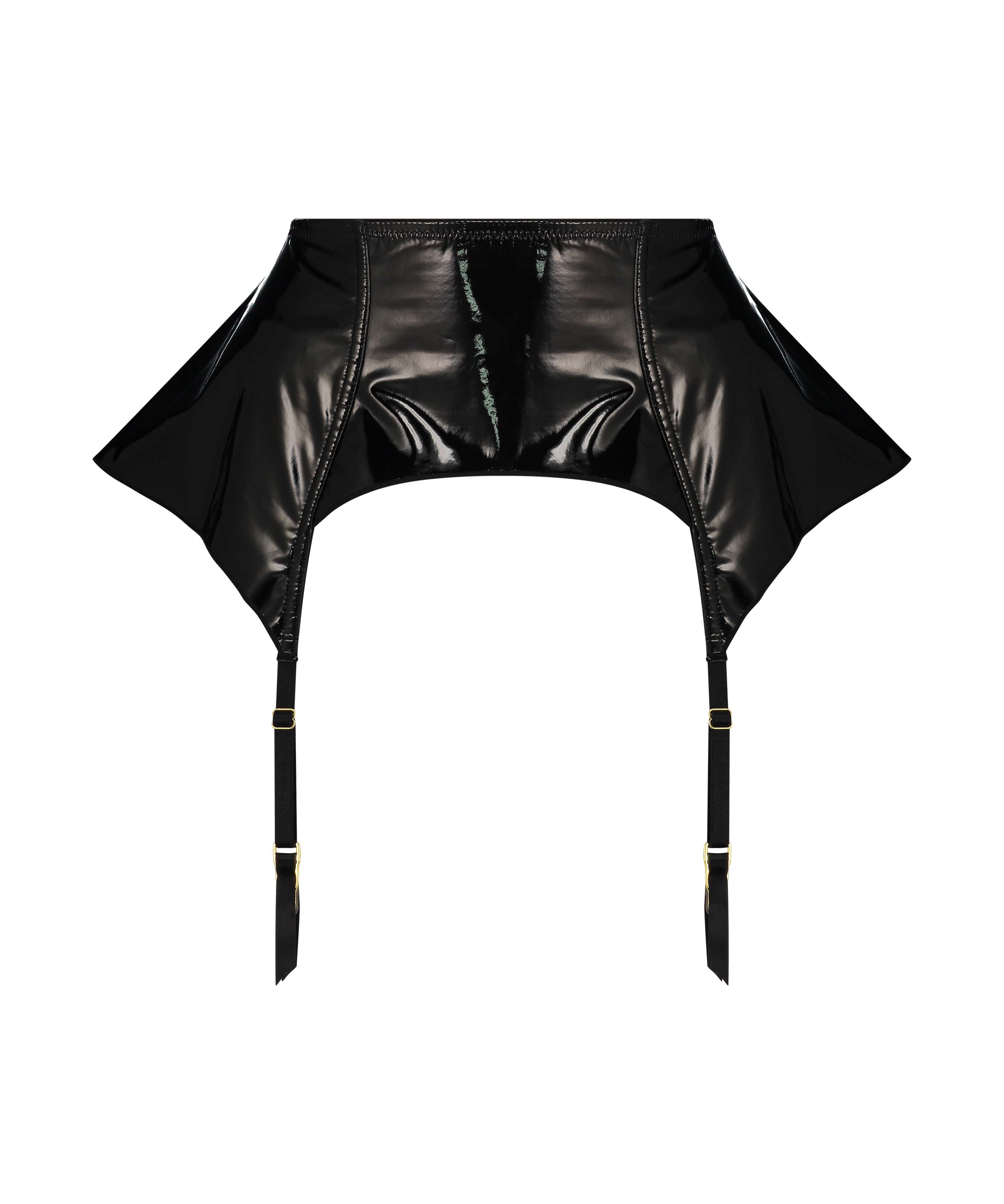 Private Porte-jarretelles Wetlook, Noir, main