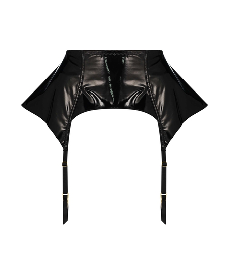 Private Porte-jarretelles Wetlook, Noir