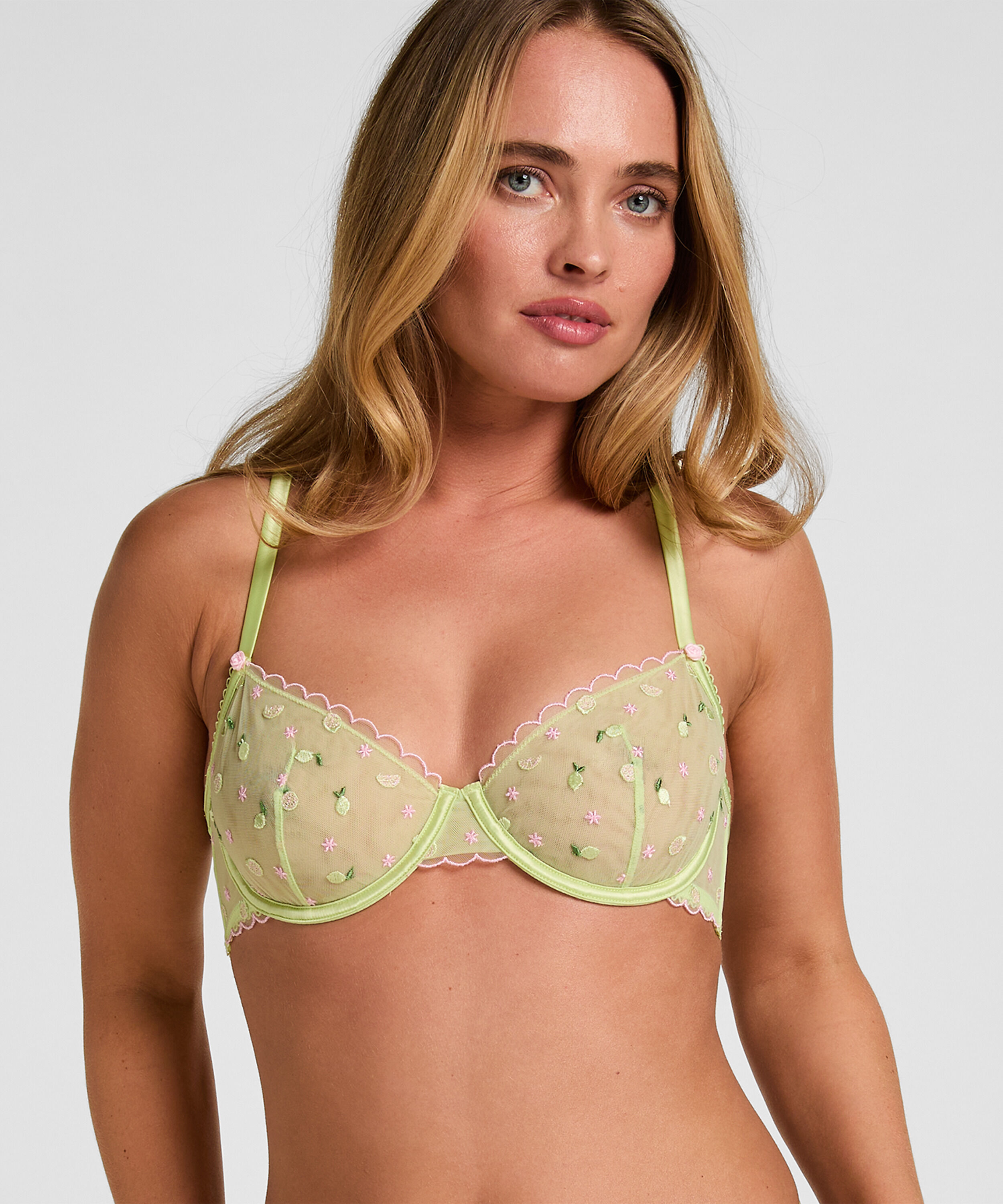 Soutien-Gorge à Armatures Non-Rembourré Harriet, Vert Soutien-Gorge à Armatures Non-Rembourré Harriet, Vert