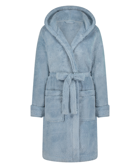 Peignoir Fleece, Bleu
