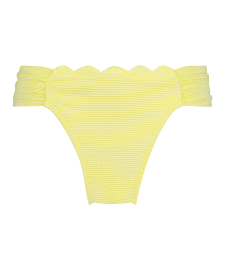 Slip de Bikini Rio Scallop, Jaune
