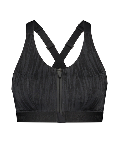 HKMX Soutien-gorge de sport The Pro Level 3, Noir