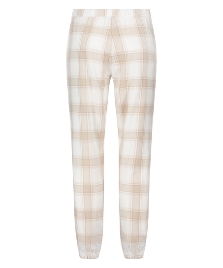 Pantalon de Pyjama Flanel, Beige