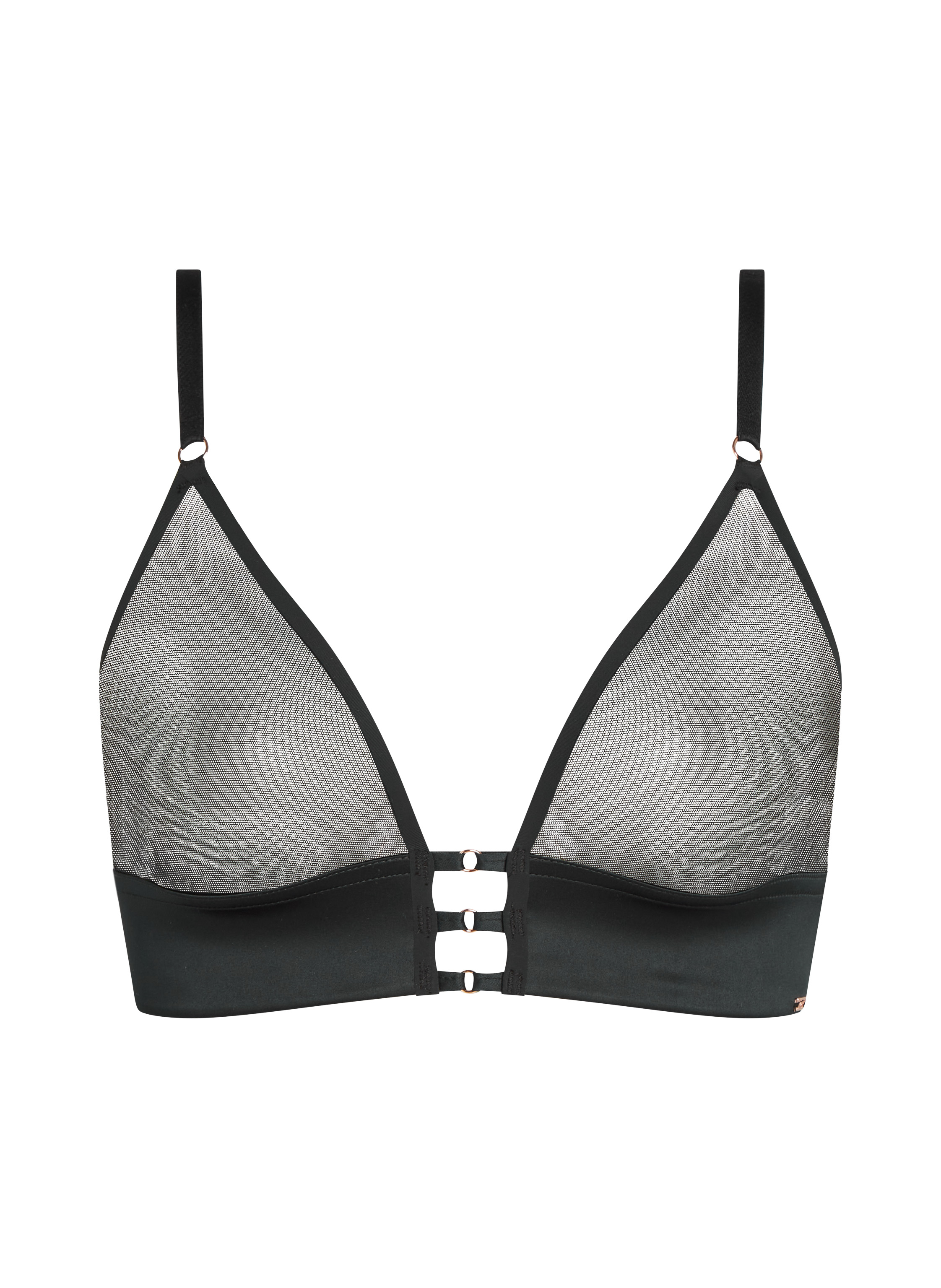 Brassière Mesh Essentials, Noir, main