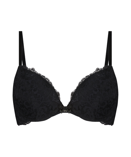 Soutien-gorge à armatures préformé push-up Marine, Noir