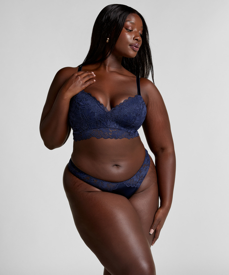 Soutien-gorge sans armatures préformé Andrea, Bleu