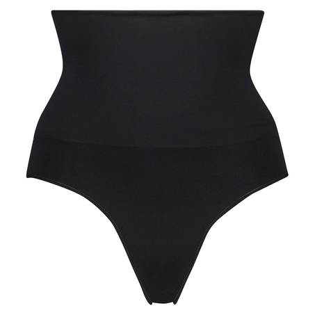 Slip raffermissant taille haute, Noir