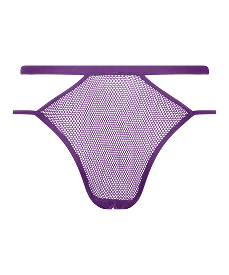 Slip brésilien ouvert Sadie, Violet