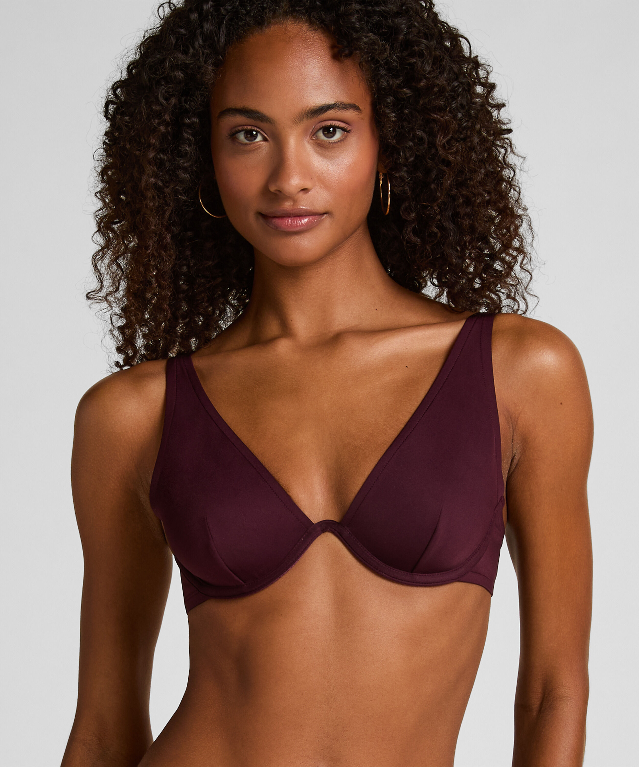 Haut de bikini en n&eacute;opr&egrave;ne, Violet