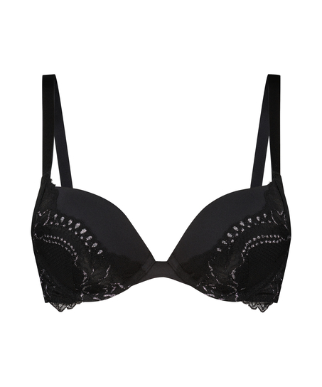 Soutien-gorge à armatures maximiseur préformé Donna Sparkle, Noir