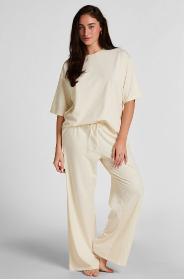 Hunkemöller Pantalon de Pyjama Loose Blanc