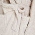 Long peignoir en polaire, Beige