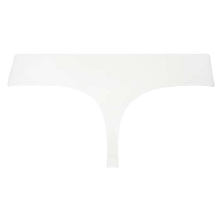 String invisible en coton, Blanc