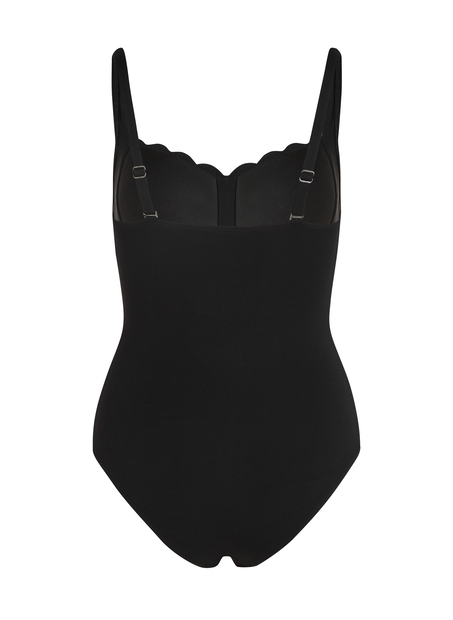 Maillot de bain Shaping Scallop, Noir