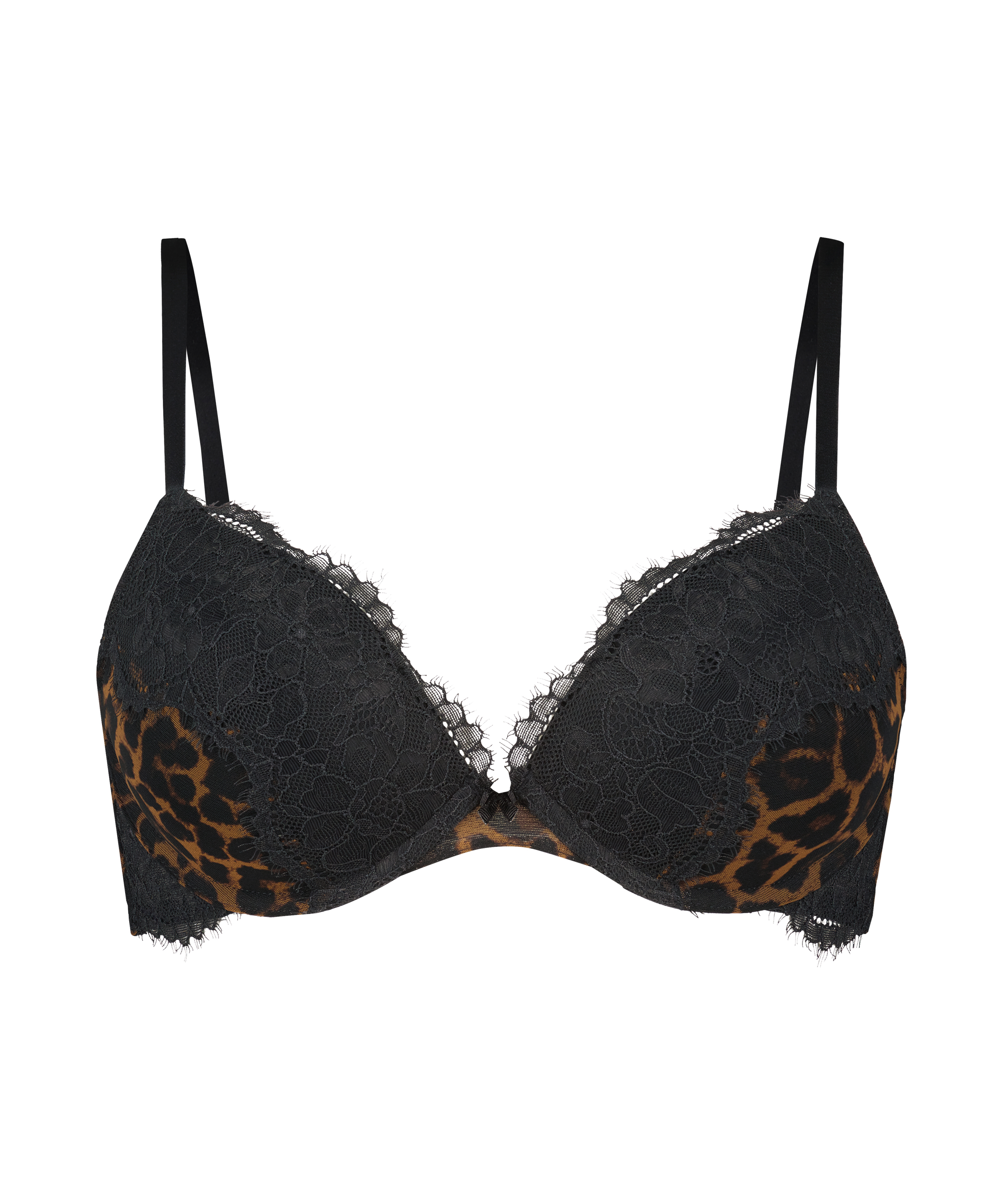 Soutien-gorge à armatures préformé push-up Bliss, Noir, main