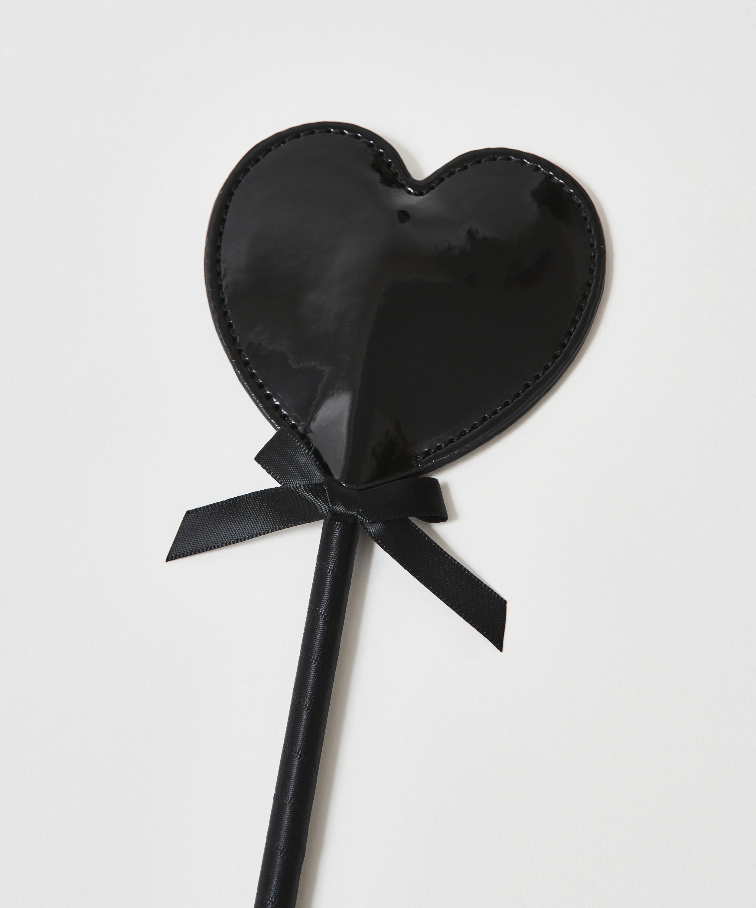 Fouet imitation cuir Private, Noir, main