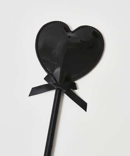 Fouet imitation cuir Private, Noir