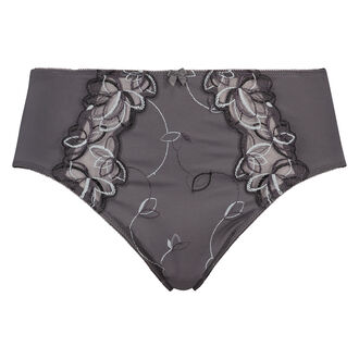 Slip taille haute Diva, Gris