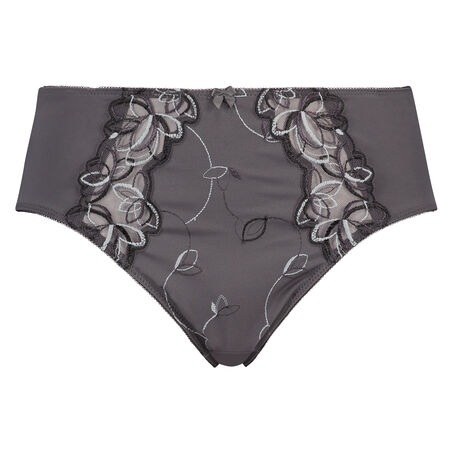 Slip taille haute Diva, Gris