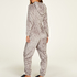 Onesie Flanelle Polaire, Gris