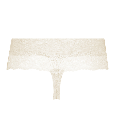 Boxer string Coton, Beige