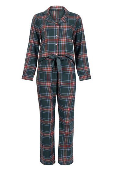Hunkemöller Ensemble pyjama Flannel Vert