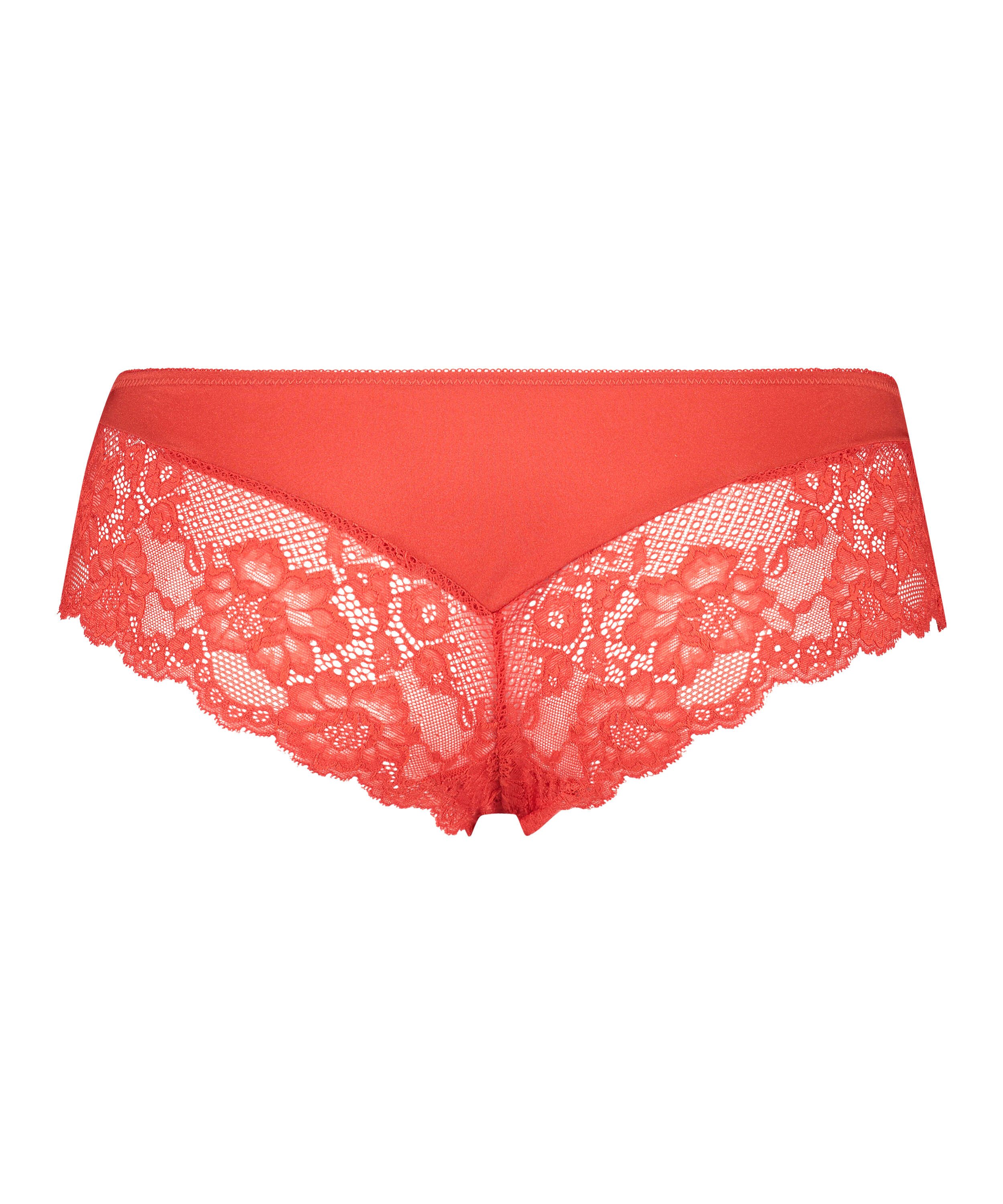 Short br&eacute;silien Yasmin, Rouge, main