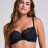 Soutien-gorge à armatures non-préformé Marine, Noir