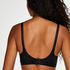 Soutien-gorge sans armature non-préformé, Noir