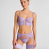 Soutien-gorge à armatures non-rembourré longline Nienke, Violet