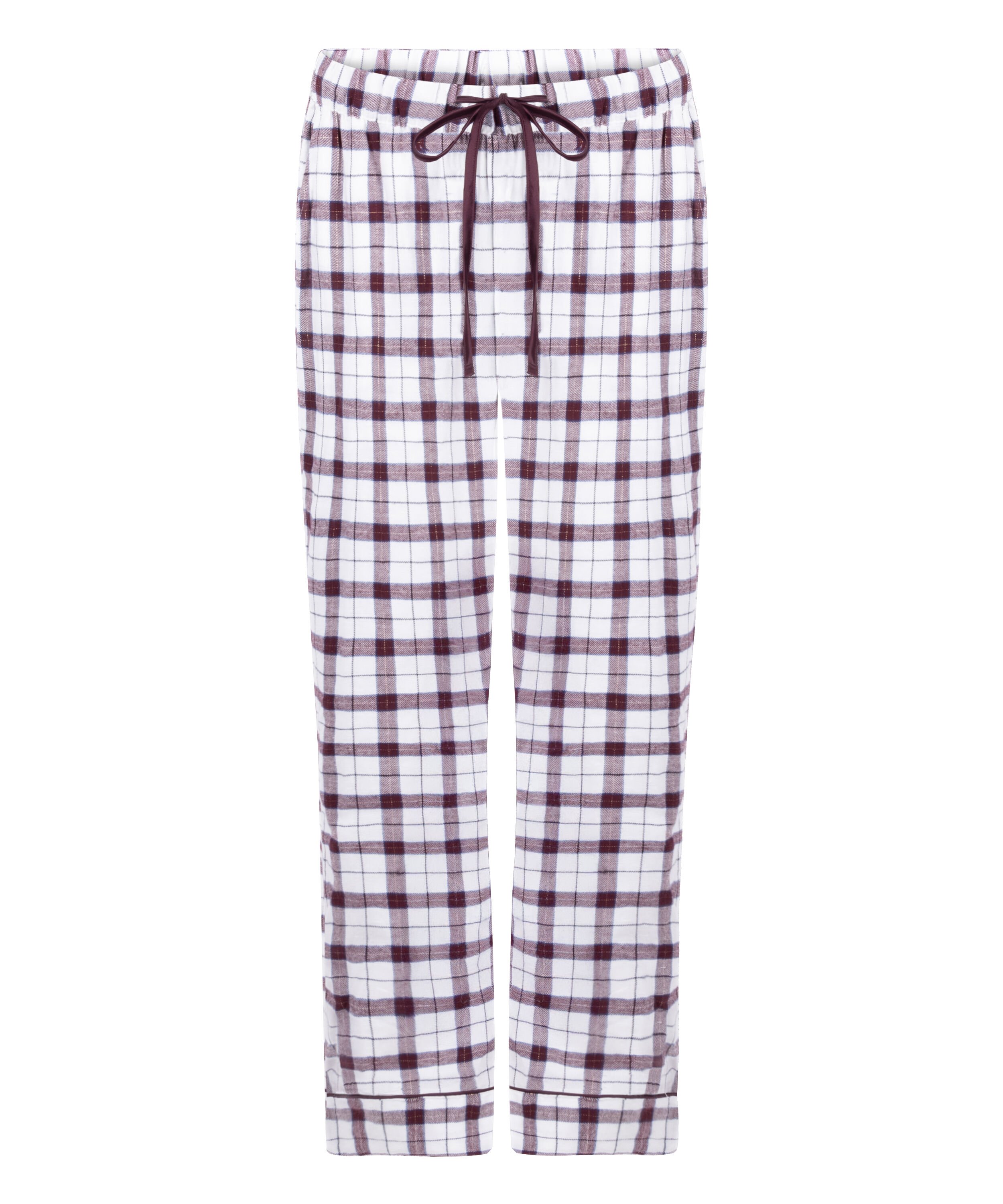 Pantalon de Pyjama Flanel, Blanc