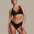 Soutien-gorge à armatures non-rembourré Poppy, Noir
