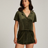Short velours, Vert